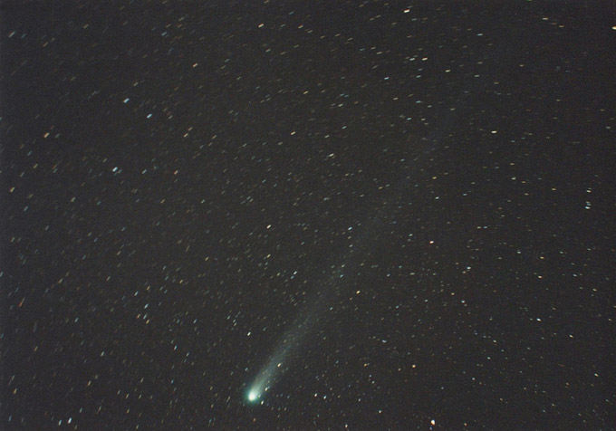kometa Hyakutake, exp. 60s, 27. 3. 1996