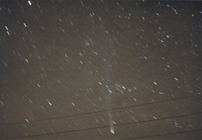 kometa Hyakutake, exp. 180s, 6. 4. 1996