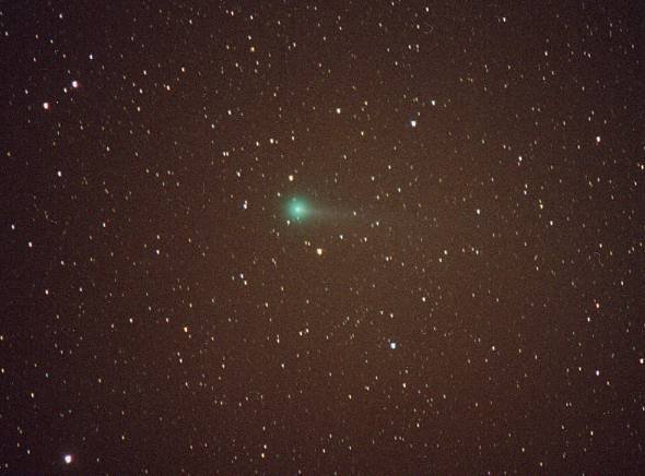 Kometa 12. ervence 2001 na snmku Frdrica Merlina
