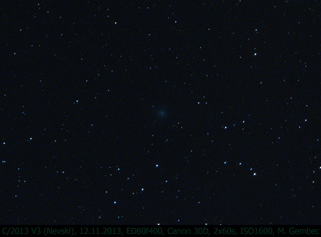 kometa 2013 V3 Nevski 12.11.2013, foto: MaG
