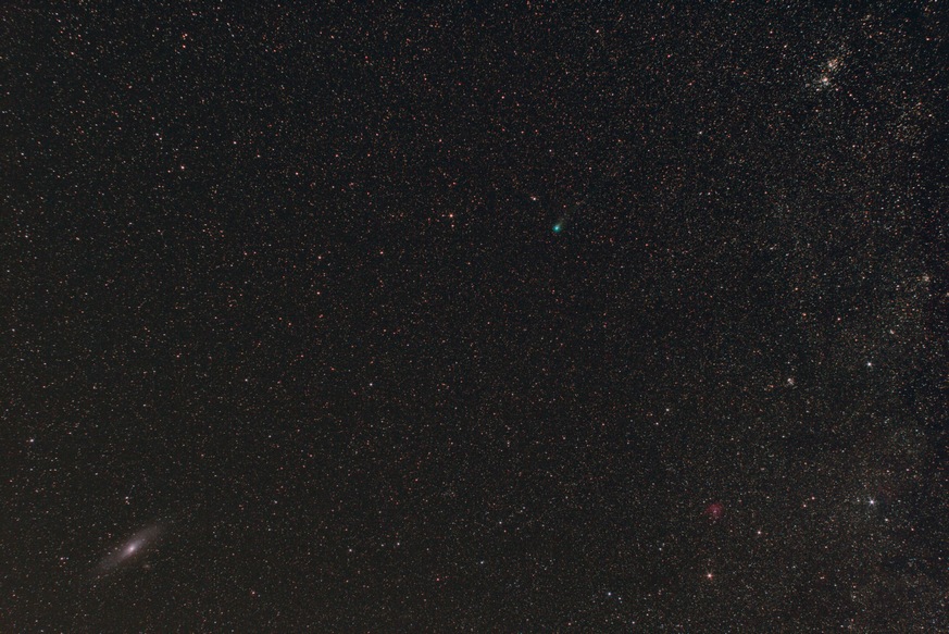 kometa a deep-sky 50 mm