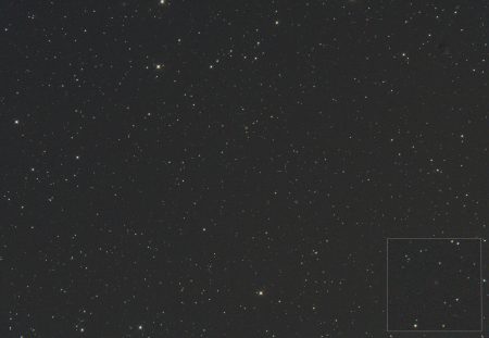 C/2017 K2 (PanSTARRS), 24. 7. 2020, 00:00 SELČ, 10×30s, ISO6400, Canon 6D, Orion CT8 f1000 mm