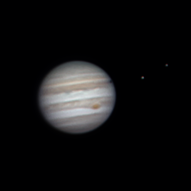 Jupiter 29.5.2017, zpracování Pavel Prokop