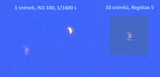 Přelet ISS přes Venuši 28.4.2012