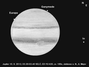 Jupiter 10. 8. 2012