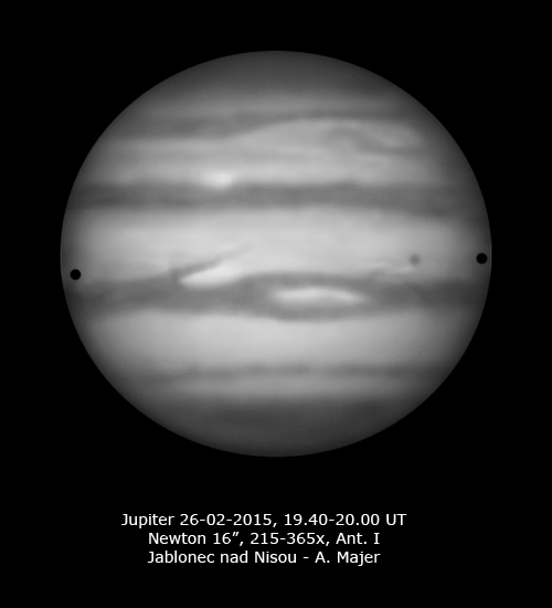 Jupiter 26. 2. 2015 kreslil Aleš Majer