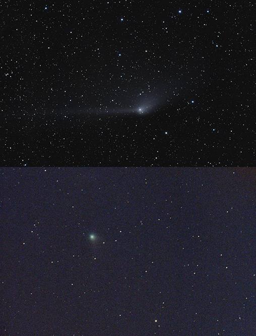 komety PanSTARRS a Lemmon 16.5.2013