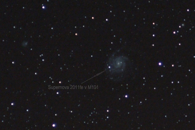 Supernova 2011fe v M101