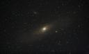 jednoduchý snímek Galaxie v Andromedě
