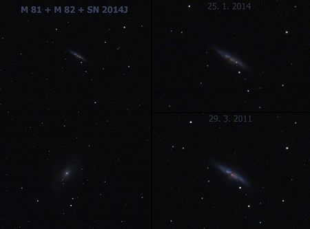 Porovnání M82 2011-2014