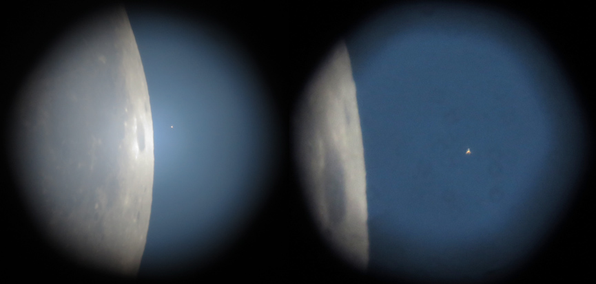 Měsíc a Aldebaran 5. 9. 2015