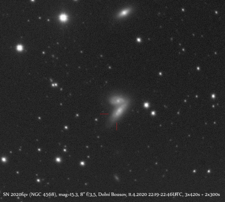 SN2020fqv v NGC 4568, Ladislav Červinka
