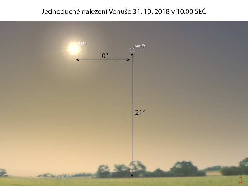 Pozorování Venuše 2018