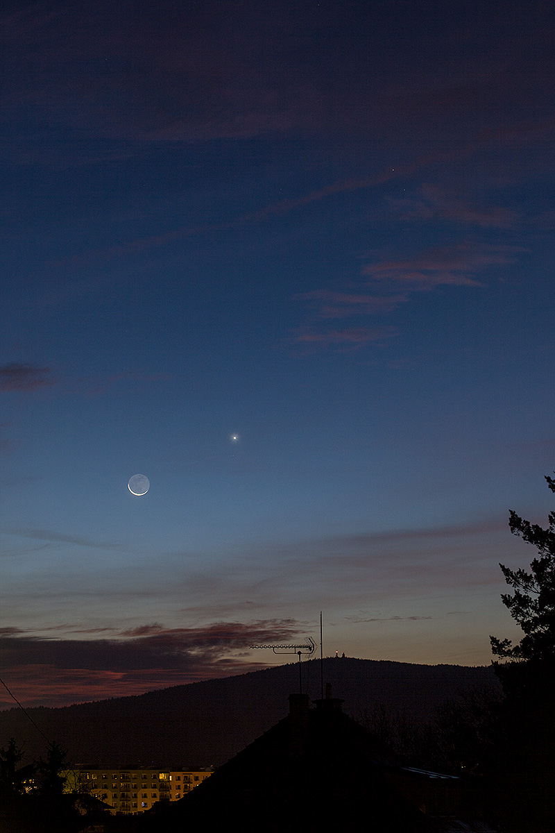Měsíc, Venuše a Mars 18. 10. 2017, Aleš Majer