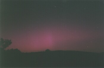 fotografie polární záře 30. května 2003, čas 0:55 - dozvuky