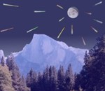 Kresba k meteorickmu roji Leonid od Duane Hilton