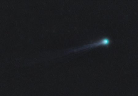 12P/Pons-Brooks, složeno na kometu, 120x30s, 3. 3. 2024