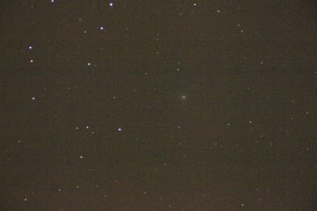 19P/Borelly, 2. 1. 2022, Petr Lívanec, singleshot, dalekohled 102/920 mm Meade LXD 55, Canon 550D, 30 s, ISO 3200
