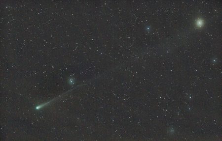 C/2025 A6 (Lemmon) 13. 10. 2025, 15×30 s, ISO800, Samyang 135 mm f2, Canon R6MkII