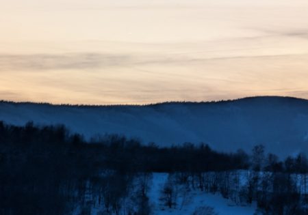 Konečně i Venuše na ještě světlém nebi, zatím nebyly podmínky ke spatření okem.