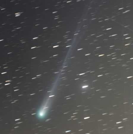 C/2025 A6 (Lemmon) 4. 10. 2025, 48x60 s, ASI294MC Pro, autor: Martin Gembec
