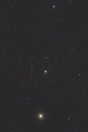 Shora: Castor, Pollux, Mars. 17. 1. Canonem R6Mk2 v ohnisku 200 mm ze stativu sérií exozic. Jakub K.