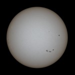 Detail Slunce 5.7.2012. Canon 30D + ED80/600