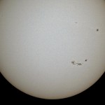 Detail Slunce 5.7.2012 Canon 30D + SCT 150/1500